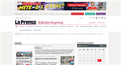 Desktop Screenshot of impresa.prensa.com