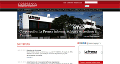 Desktop Screenshot of corporativo.prensa.com